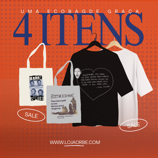 START PACK — 2 Camisetas + 2 Ecobags (Edição de Lançamento)